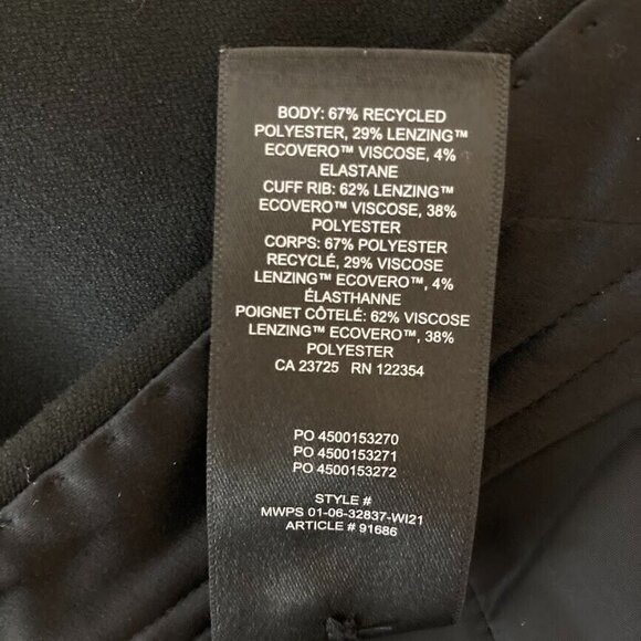 Babaton Allegory Mid-Rise Tailored Joggers Black Size 8 - Picture 14 of 14